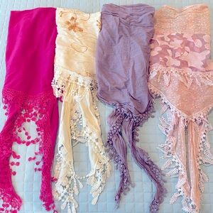 4 triangle women’s scarves
